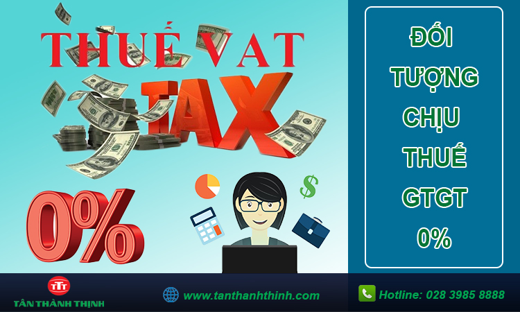 Đối tượng chịu thuế gtgt 0%