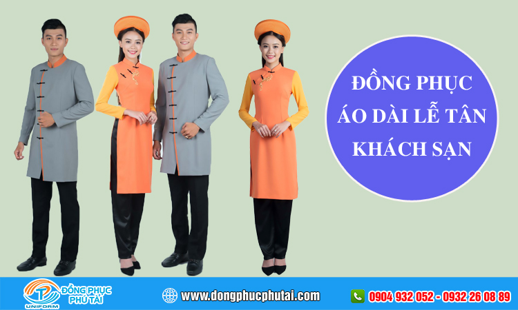 Đồng phục áo dài lễ tân khách sạn