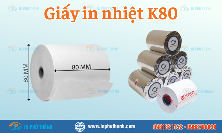 Giấy in nhiệt K80