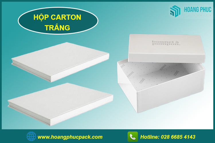 Hộp carton trắng