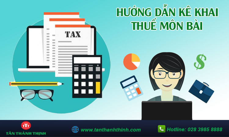 Hướng dẫn kê khai thuế môn bài 