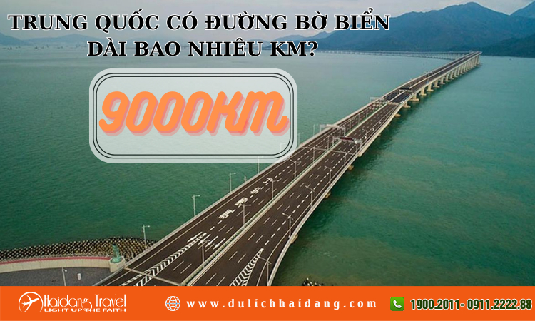 Trung Quốc có đường bờ biển dài bao nhiêu km?