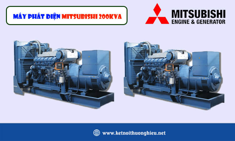 Máy phát điện Mitsubishi 200kva