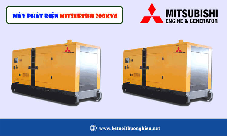 Máy phát điện Mitsubishi 200kva