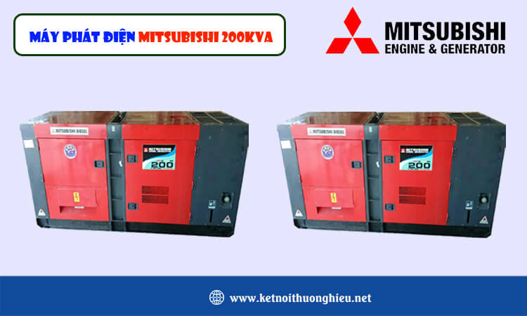 Máy phát điện Mitsubishi 200kva