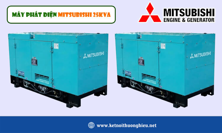 Máy phát điện Mitsubishi 25kva