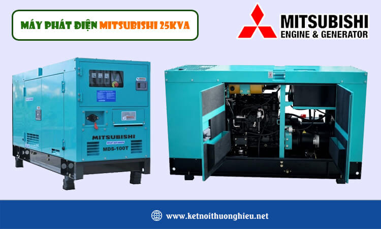 Máy phát điện Mitsubishi 25kva