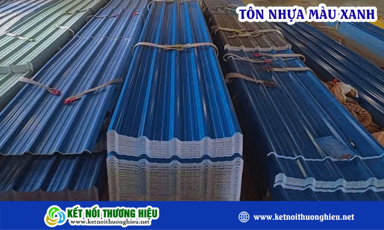 Tôn nhựa màu xanh