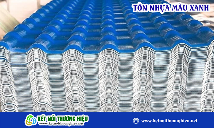 Tôn nhựa màu xanh
