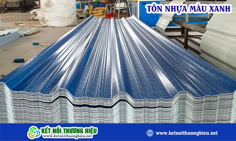 Tôn nhựa màu xanh
