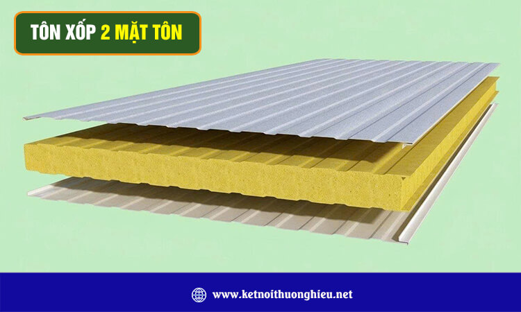 Tôn xốp 2 mặt tôn
